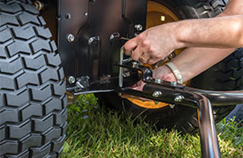 Lawn Sweeper Tractor attachment